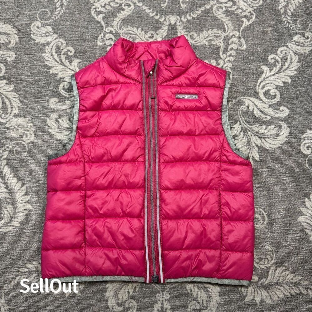 Tommy Hilfiger Girls' Pink Quilted Puffer Vest Size 4T Casual